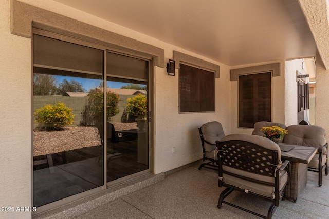 4262 E Sundance Ave, Gilbert, AZ 85297 - view of patio / terrace with outdoor dining area and fence