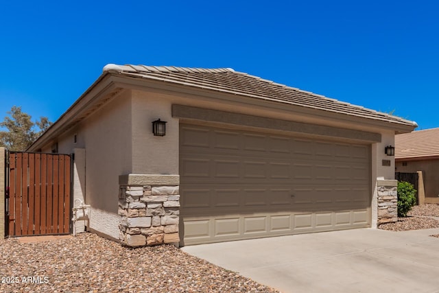 4262 E Sundance Ave, Gilbert, AZ 85297 - garage with a gate and concrete driveway