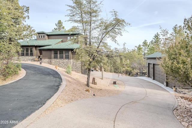 exterior space with driveway