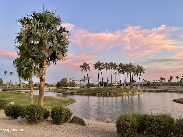 property view of water