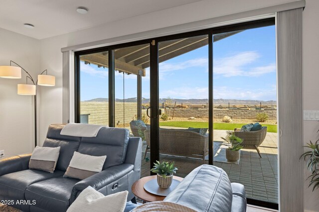 4947 N Mclaury Dr, Prescott Valley, AZ 86314 - living area featuring a rural view and a mountain view