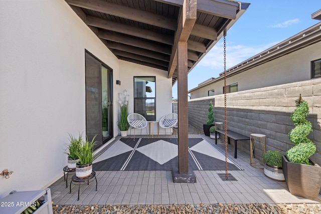 4947 N Mclaury Dr, Prescott Valley, AZ 86314 - view of patio / terrace with fence