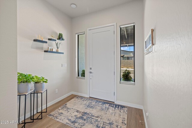 4947 N Mclaury Dr, Prescott Valley, AZ 86314 - foyer with baseboards and wood finished floors