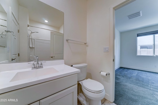4927 S Tune, Mesa, AZ 85212 - bathroom featuring vanity and a shower