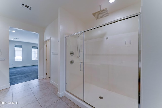 4927 S Tune, Mesa, AZ 85212 - full bathroom with a shower stall and tile patterned floors