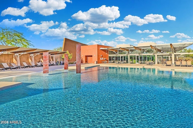 view of pool