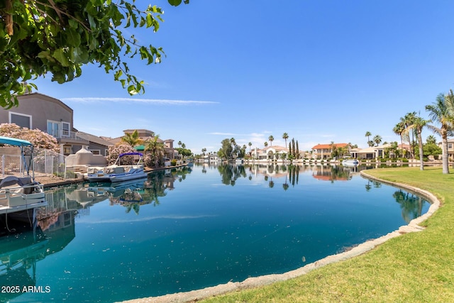 869 W Emerald Island Dr, Gilbert, AZ 85233 - water view with nearby suburban area