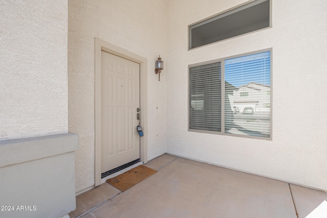 view of property entrance