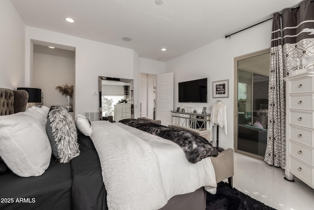 351 E Santa Lucia Ln, Queen Creek, AZ 85140 - bedroom with visible vents and recessed lighting