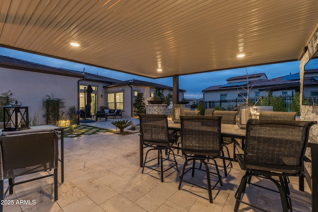 351 E Santa Lucia Ln, Queen Creek, AZ 85140 - view of patio featuring fence and outdoor dining space