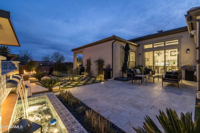 351 E Santa Lucia Ln, Queen Creek, AZ 85140 - view of patio / terrace featuring outdoor lounge area