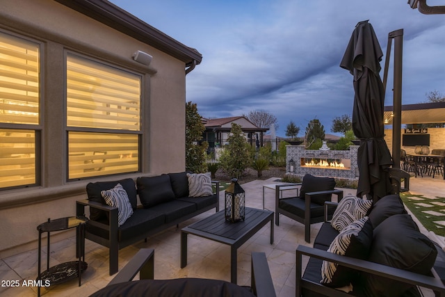 351 E Santa Lucia Ln, Queen Creek, AZ 85140 - view of patio / terrace featuring outdoor lounge area and outdoor dining area