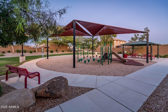 2678 S 172nd Dr, Goodyear, AZ 85338 - community play area featuring a gazebo and fence