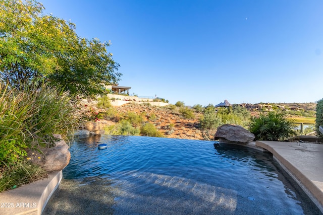 view of water feature