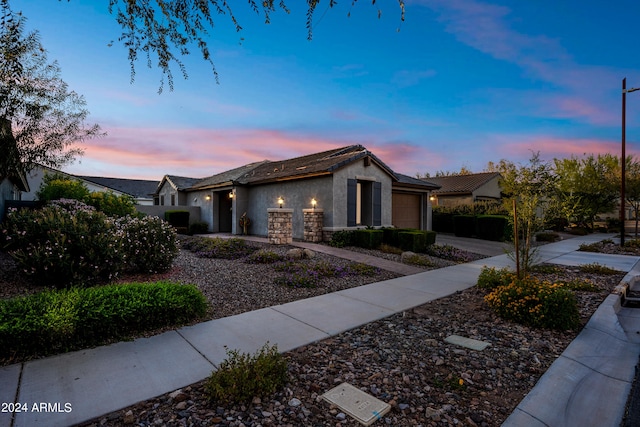 ranch-style house with a garage