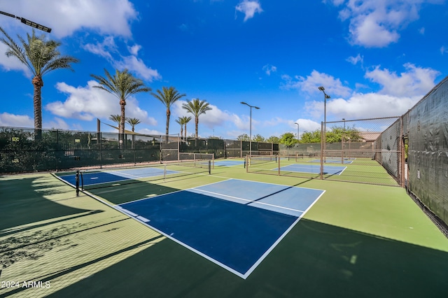 view of sport court featuring basketball court