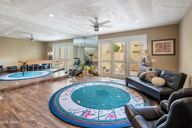 11809 S Montezuma Ct, Phoenix, AZ 85044 - view of pool featuring ceiling fan