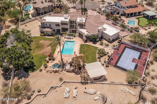11809 S Montezuma Ct, Phoenix, AZ 85044 - drone / aerial view of a pool area