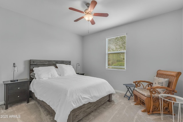 696 W Glen Canyon Dr, San Tan Valley, AZ 85140 - bedroom with a ceiling fan, carpet, and baseboards