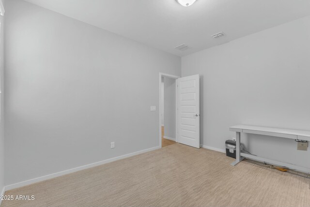 696 W Glen Canyon Dr, San Tan Valley, AZ 85140 - unfurnished room with visible vents, light colored carpet, and baseboards