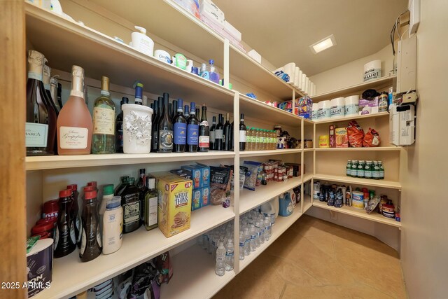 view of pantry