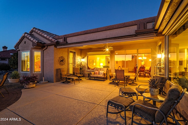 view of patio / terrace with outdoor lounge area