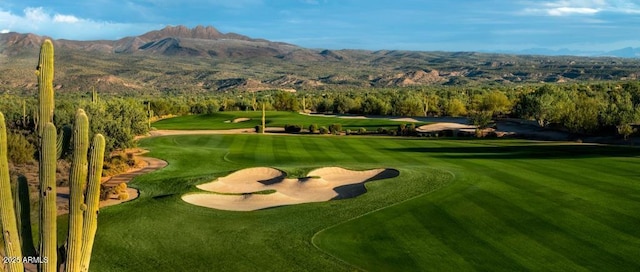17565 E Blaze Ln, Rio Verde, AZ 85263 - view of community with a mountain view, golf course view, and a yard