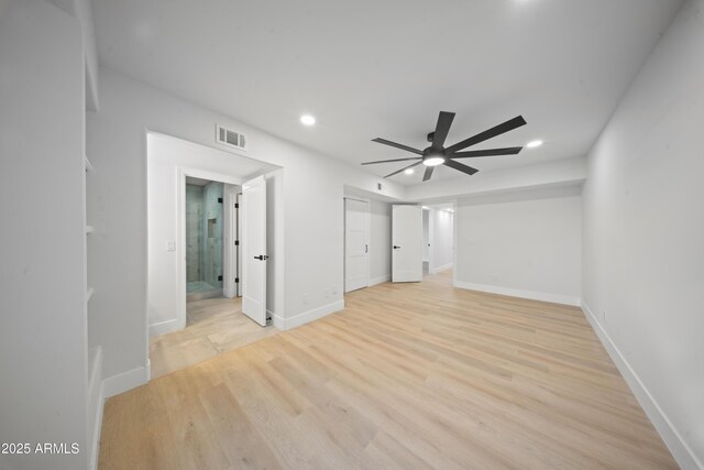 15641 E Sycamore Dr, Fountain Hills, AZ 85268 - unfurnished bedroom with recessed lighting, light wood-style flooring, and baseboards