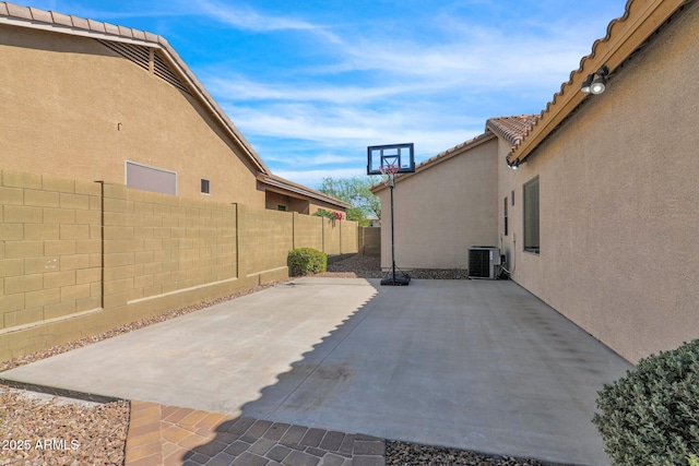 view of patio / terrace with cooling unit