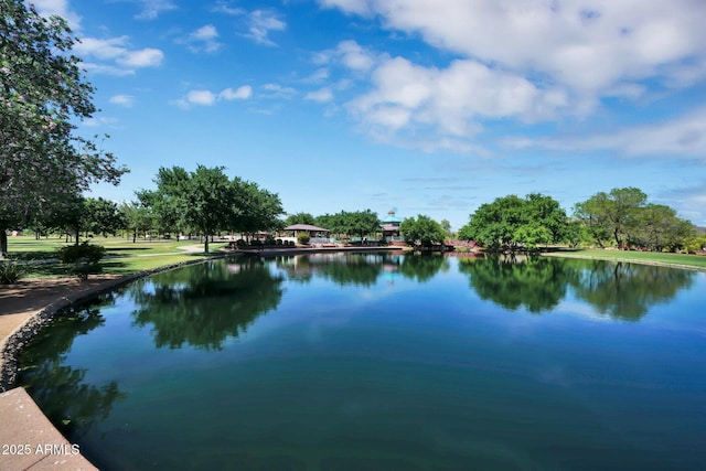 property view of water