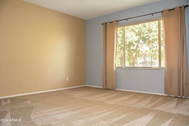 unfurnished room featuring carpet flooring and plenty of natural light