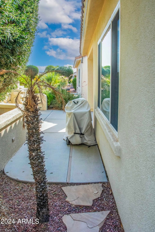 view of patio / terrace with grilling area