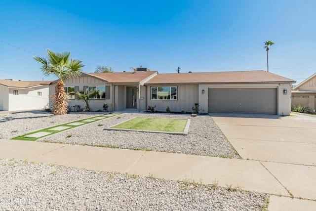 ranch-style house with a garage