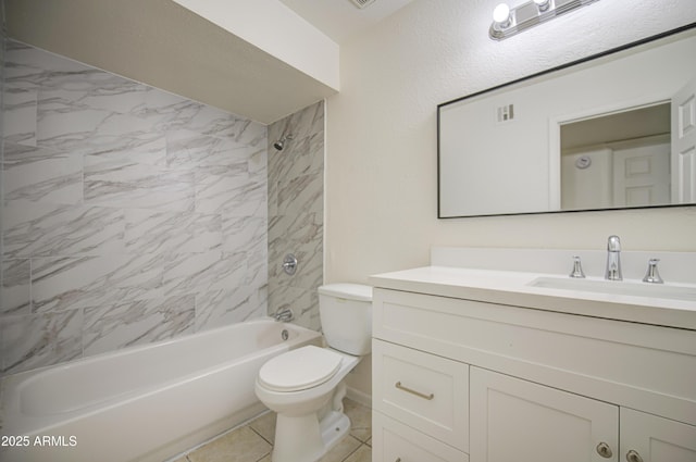 2846 N 46th Ave Unit 7, Phoenix, AZ 85035 - full bathroom with toilet, vanity, and shower / washtub combination