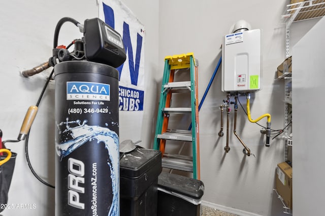 utilities with tankless water heater