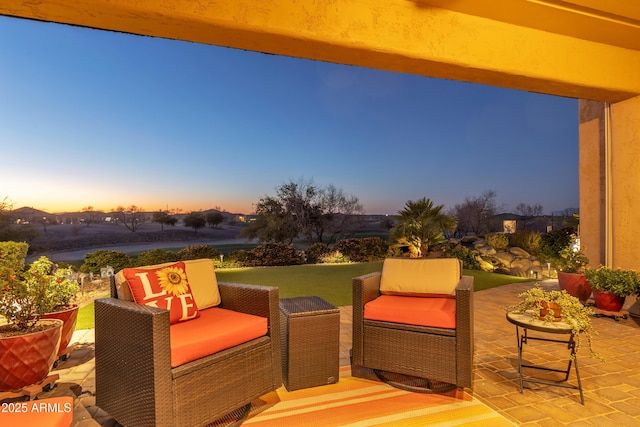 view of patio / terrace with outdoor lounge area