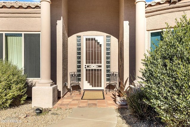 view of entrance to property