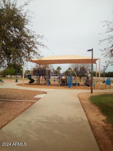 view of community featuring a playground