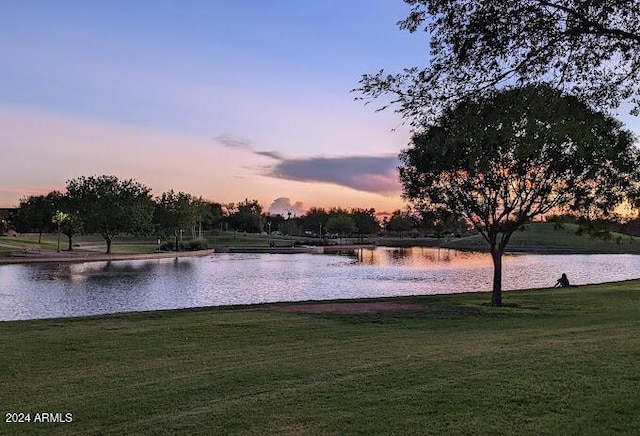 property view of water