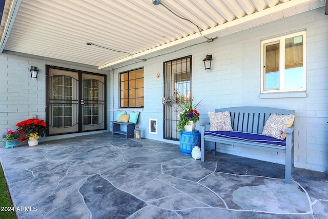 view of patio / terrace featuring a porch