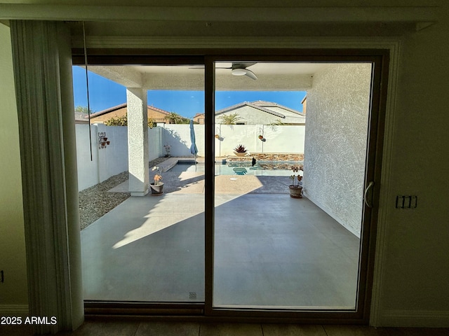 entryway with plenty of natural light