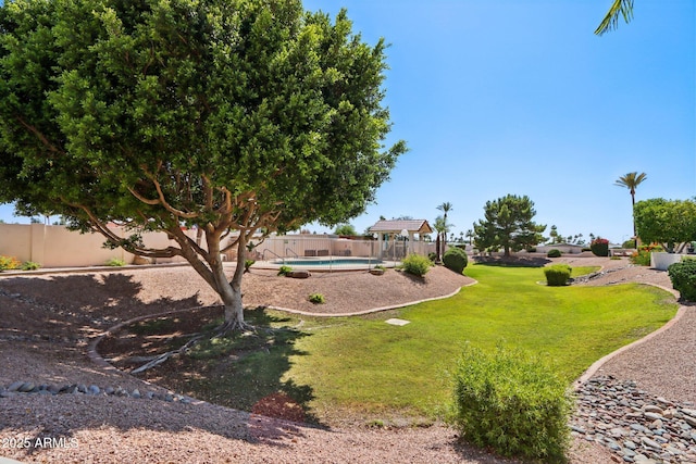 2055 N 56th St Unit 15, Mesa, AZ 85215 - fenced backyard featuring a gazebo