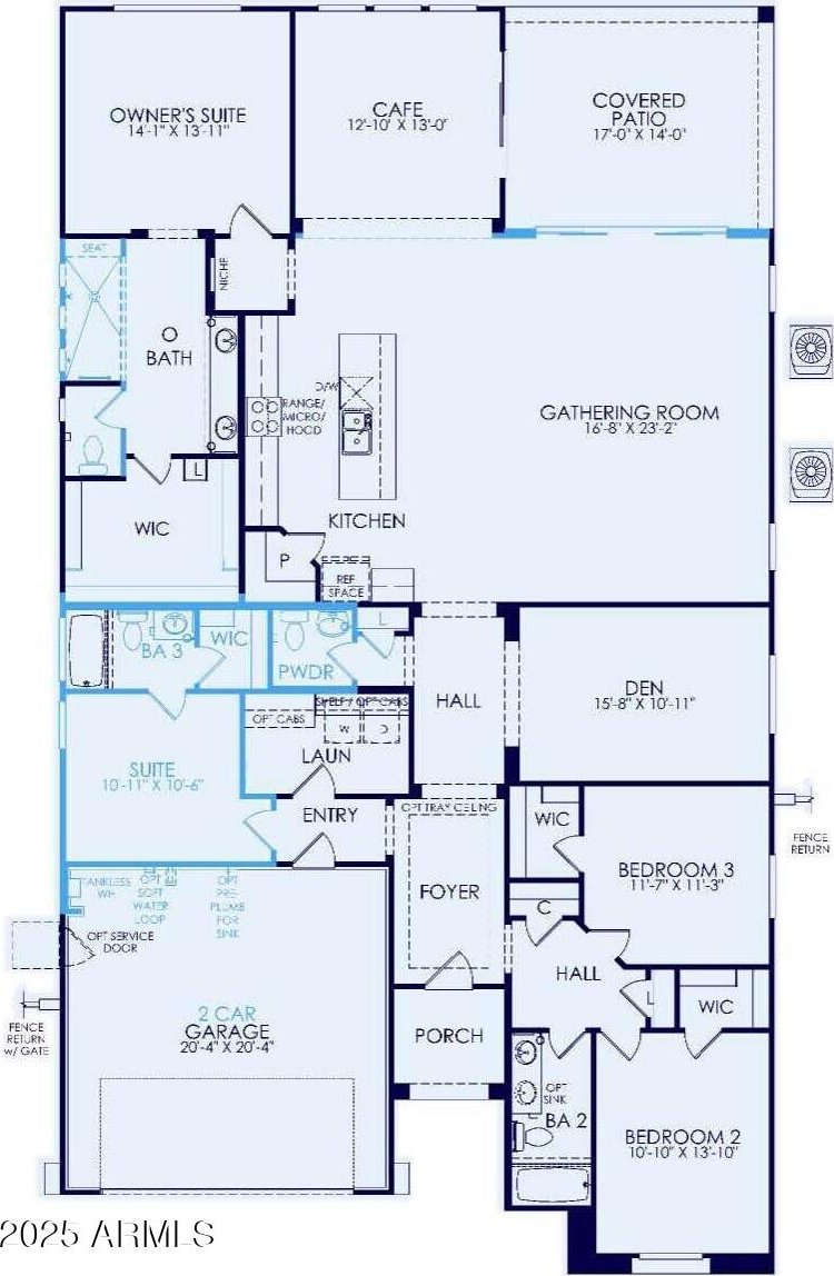17636 W Pasadena Ave, Litchfield Park, AZ 85340 - home floor plan