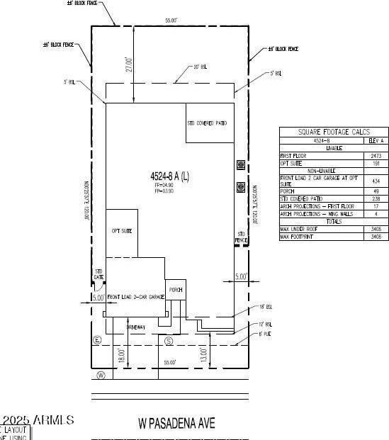 17636 W Pasadena Ave, Litchfield Park, AZ 85340 - floor plan / room layout