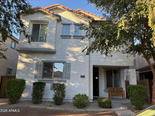 3480 E Sheffield Rd, Gilbert, AZ 85296 - view of front of house with stucco siding