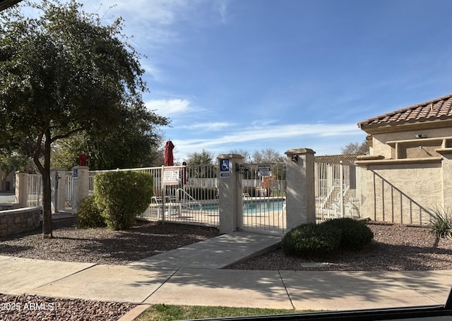3480 E Sheffield Rd, Gilbert, AZ 85296 - gate featuring a community pool