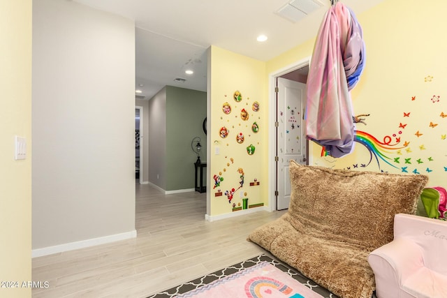 interior space featuring hardwood / wood-style floors