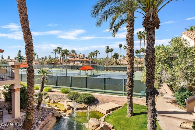 9708 E Via Linda Rd Unit 1350, Scottsdale, AZ 85258 - view of tennis court