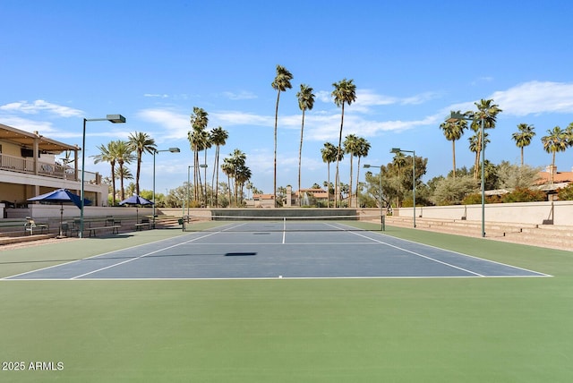 9708 E Via Linda Rd Unit 1350, Scottsdale, AZ 85258 - view of tennis court with community basketball court
