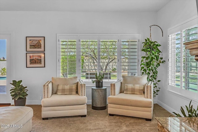 4402 E Barwick Dr, Cave Creek, AZ 85331 - living area with carpet floors and baseboards